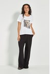 DUSTY TOP - black prin